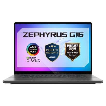 Asus Consumer - ASUS ROG Zephyrus / Intel Core Ultra 9 285H / LPDDR5X 16GB (On board) / 1TB PCIe ...