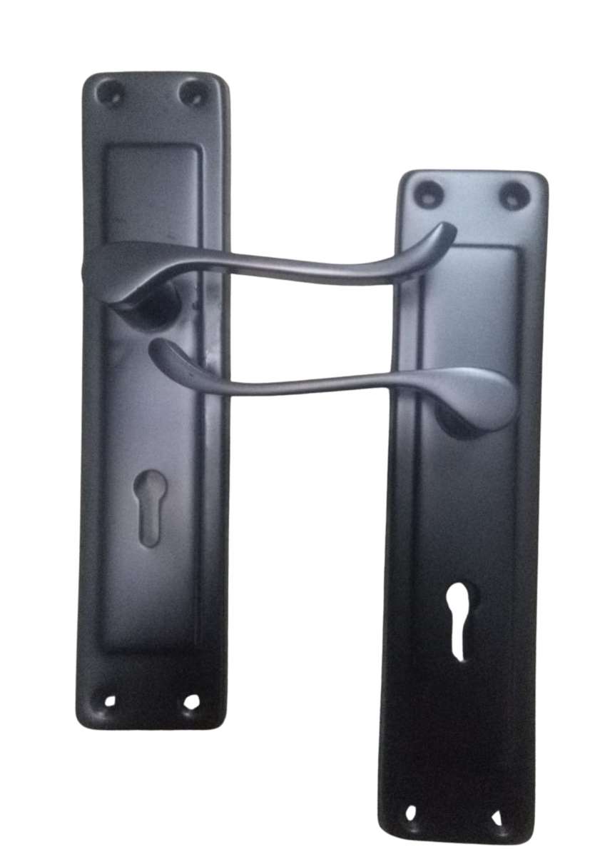 Ruwag - Handle Decorative 2Tone Key Black Scroll 8" - Ruwag - Handle Decorative 2Tone Key Black S...