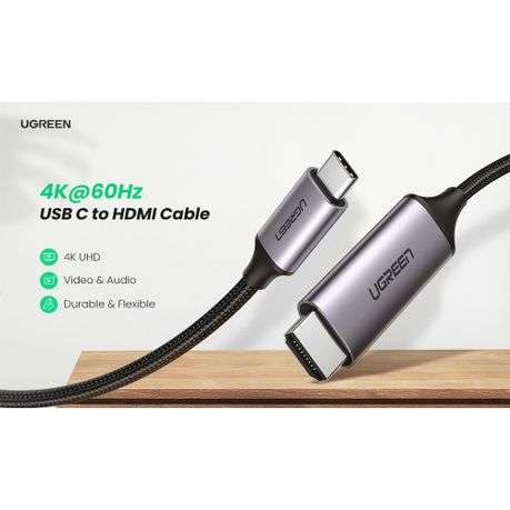Ugreen - Type-C to 4K@60Hz HDMI 1.5m Cable - Ugreen - Type-C to 4K@60Hz HDMI 1.5m Cable