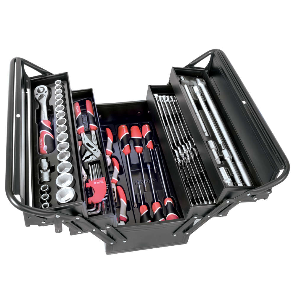 Yato - C-Lever Tool Box Tool Set - 64 Piece - Yato - C-Lever Tool Box Tool Set - 64 Piece