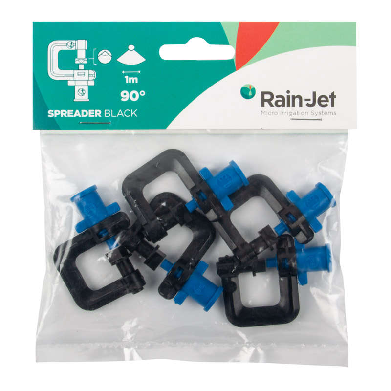 Rain-Jet - Micro Rainjet 5Xhead Spreader 90Deg Blu 1.3mm - Rain-Jet - Micro Rainjet 5Xhead Spread...