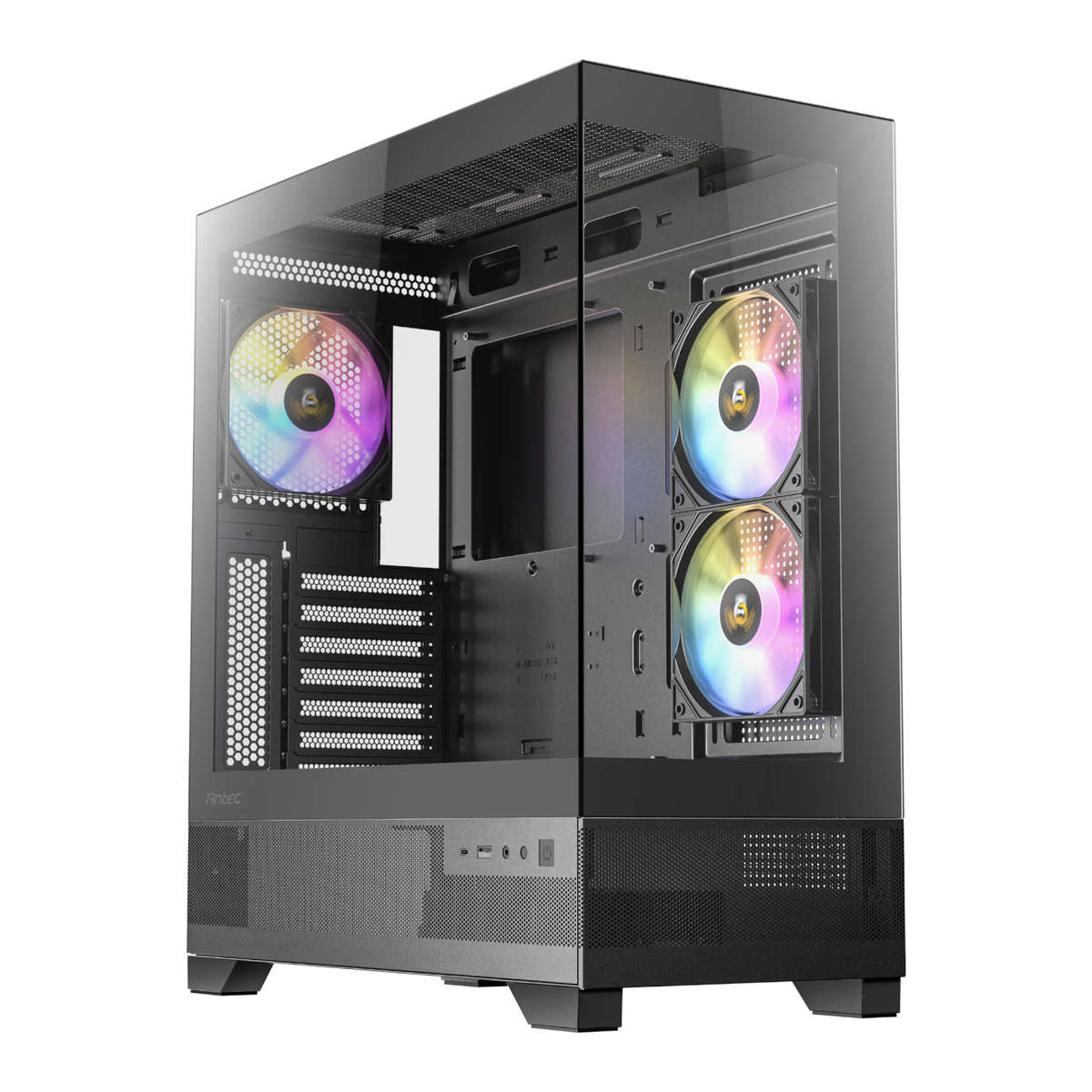 Antec - CX700 ARGB ATX | Micro-ATX | ITX ARGB Mid-Tower Gaming Chassis - Black - Antec - CX700 AR...
