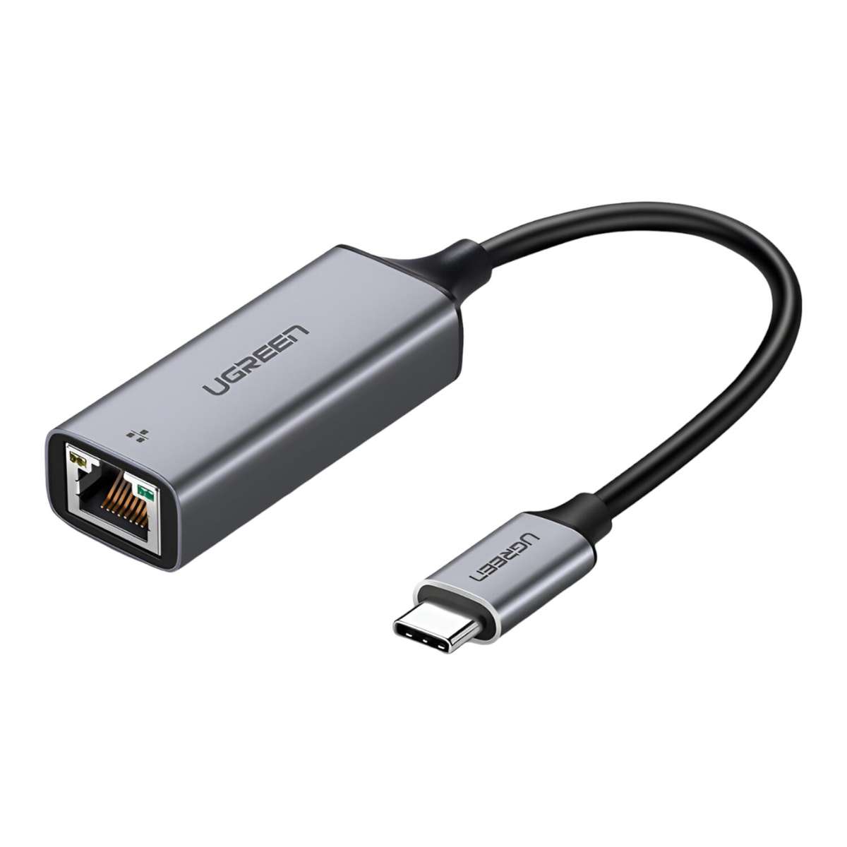 Ugreen - CM199-50737 Type-C to Gigabit Ethernet Adapter - Silver - Ugreen - CM199-50737 Type-C to...