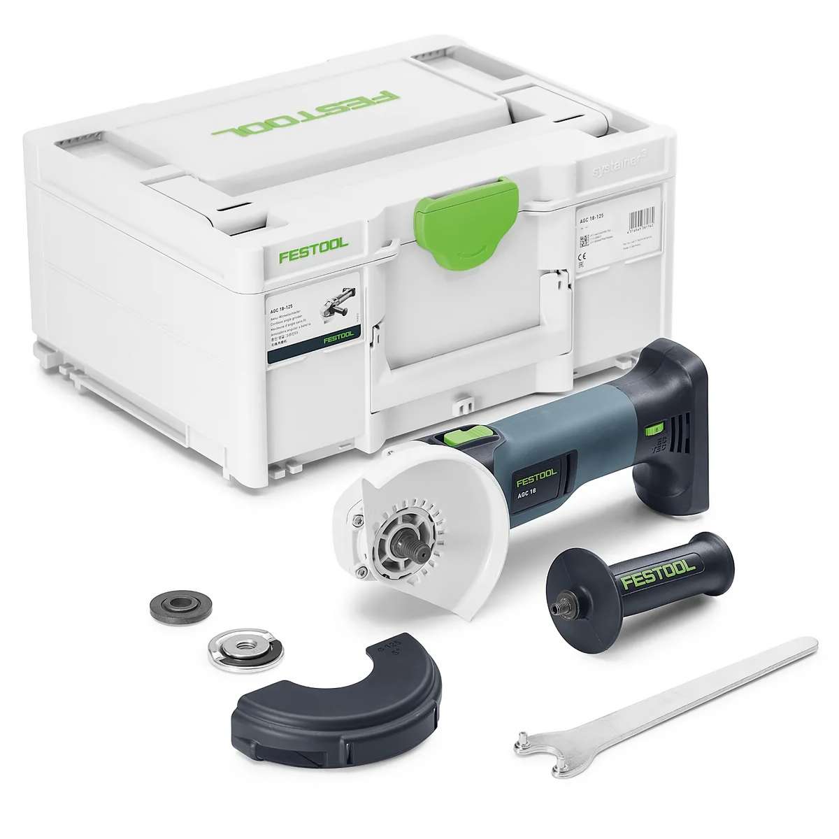 Festool - Cordless Angle Grinder Agc 18-125 Eb-Basic - Festool - Cordless Angle Grinder Agc 18-12...