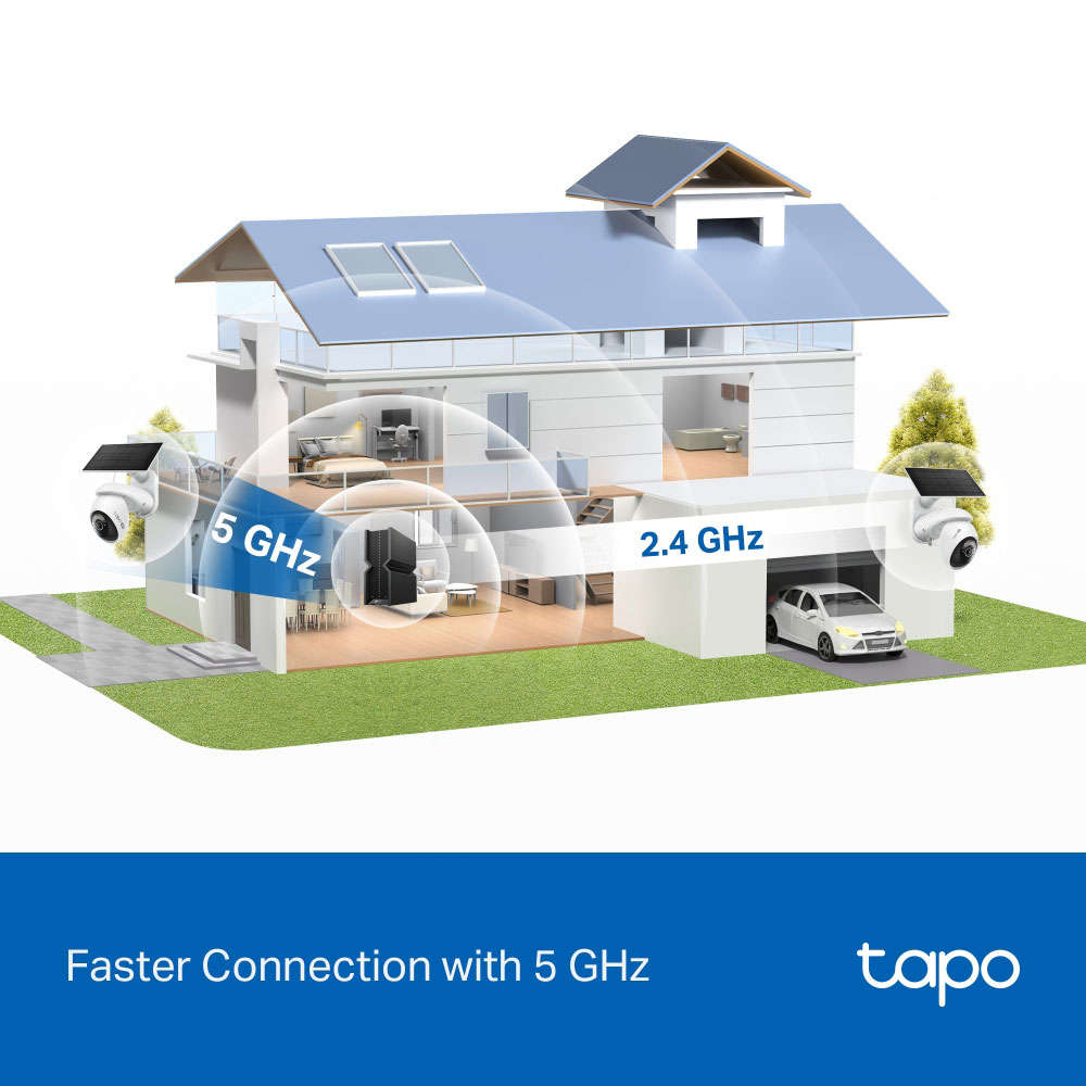 Tp-Link - Tapo C660 KIT 4K Solar-Powered Pan/Tilt Security Camera Kit - Tp-Link - Tapo C660 KIT 4...