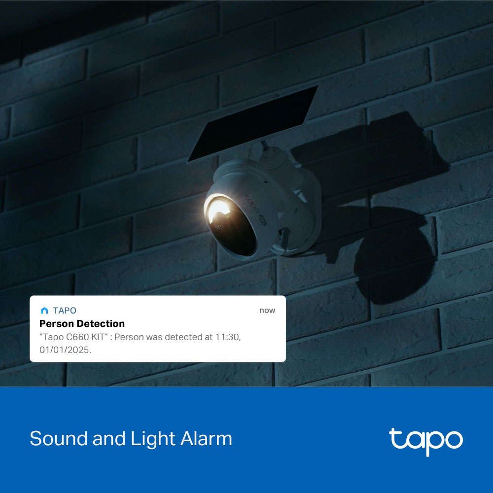 Tp-Link - Tapo C660 KIT 4K Solar-Powered Pan/Tilt Security Camera Kit - Tp-Link - Tapo C660 KIT 4...