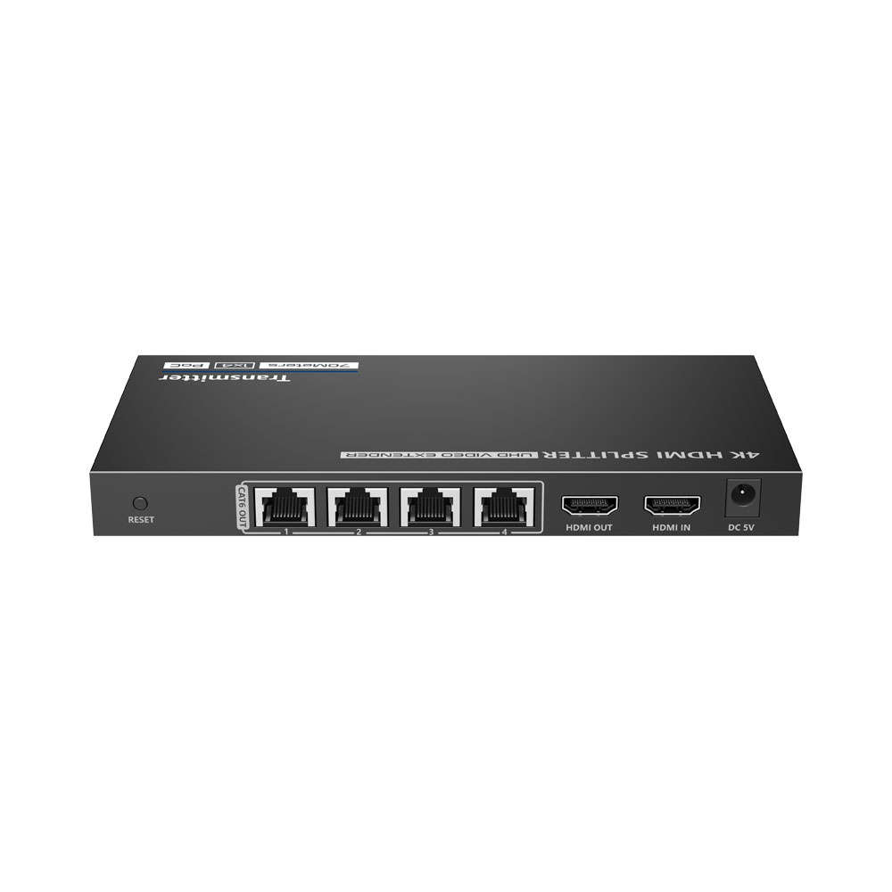 Lenkeng - 1x4 HDMI Splitter With Extender POC - Lenkeng - 1x4 HDMI Splitter With Extender POC