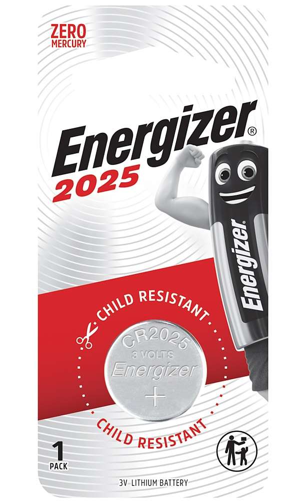 Energizer - Lithium Coin 3v CR2025 Battery - Energizer - Lithium Coin 3v CR2025 Battery