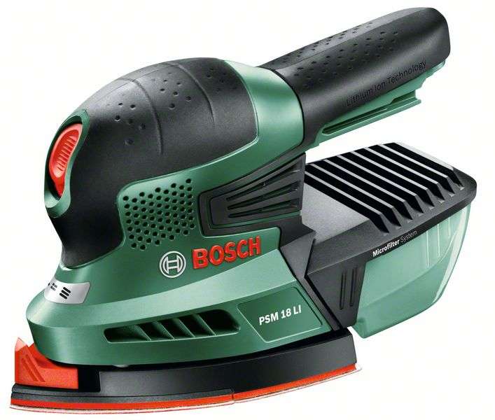 Bosch - 18V Cordless Multi-Sander (Battery Not Included) (Model: PSM 18 LI) - Bosch - 18V Cordles...
