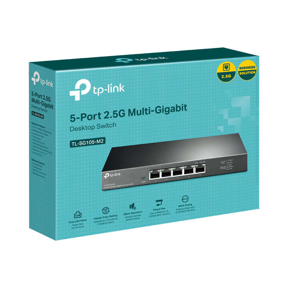 Tp-Link - 5-Port 2.5G Desktop Switch - Tp-Link - 5-Port 2.5G Desktop Switch