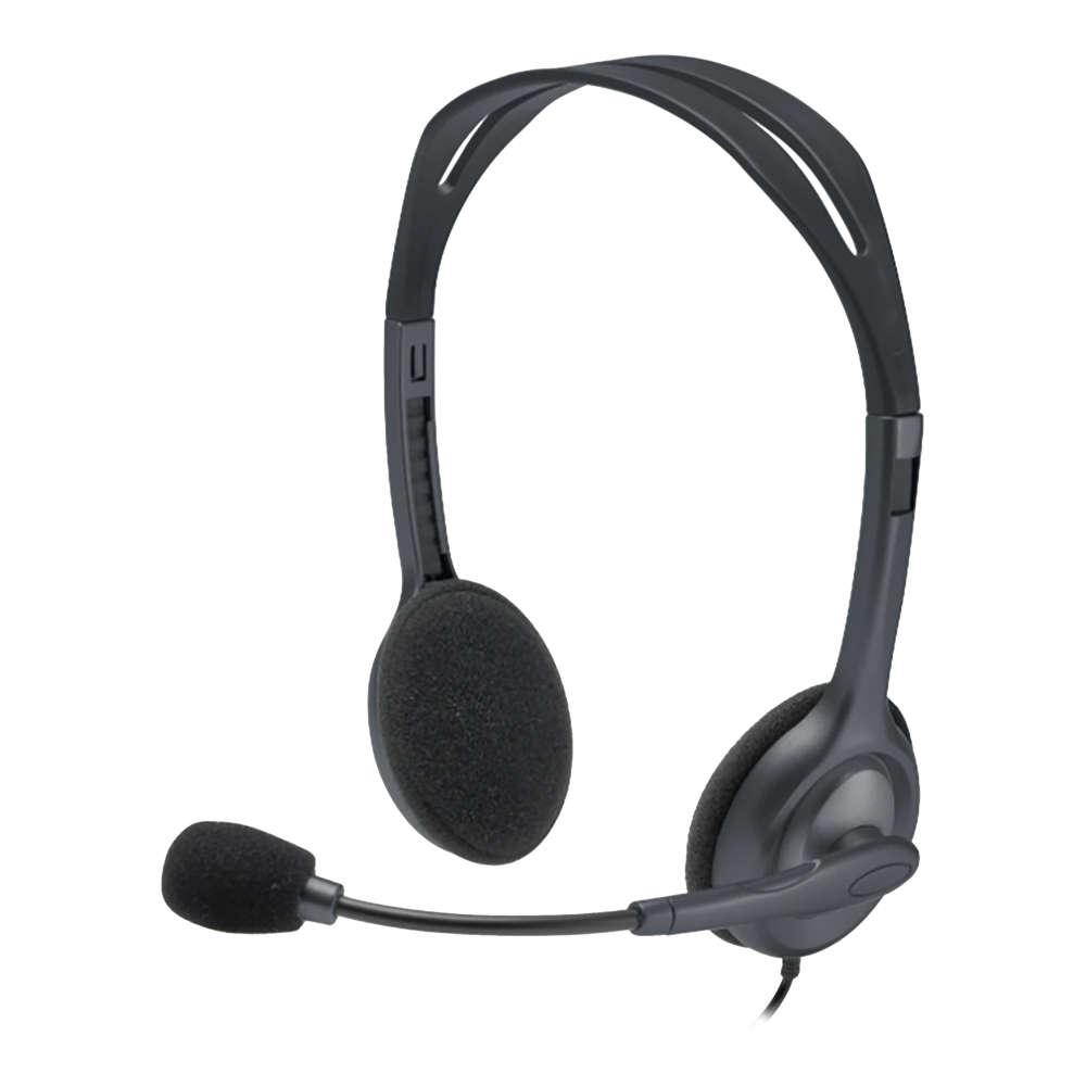 Logitech - H111 Wired Stereo Headset With 3.5mm Audio Jack (981-000593) - Logitech - H111 Wired S...