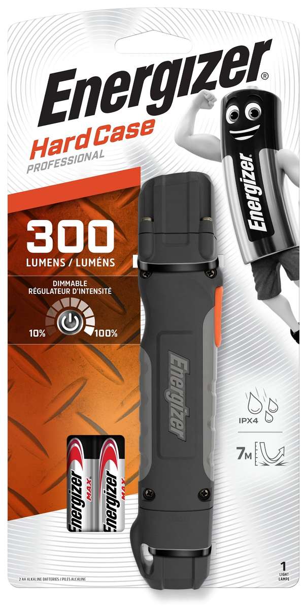 Energizer - HardCase Pro 2AA Light incl. 2x AA - Energizer - HardCase Pro 2AA Light incl. 2x AA