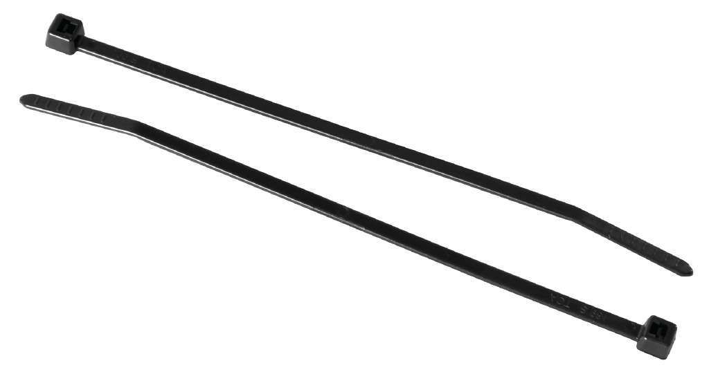Fragram - 100 Pack Cable Ties - Black - Fragram - 100 Pack Cable Ties - Black