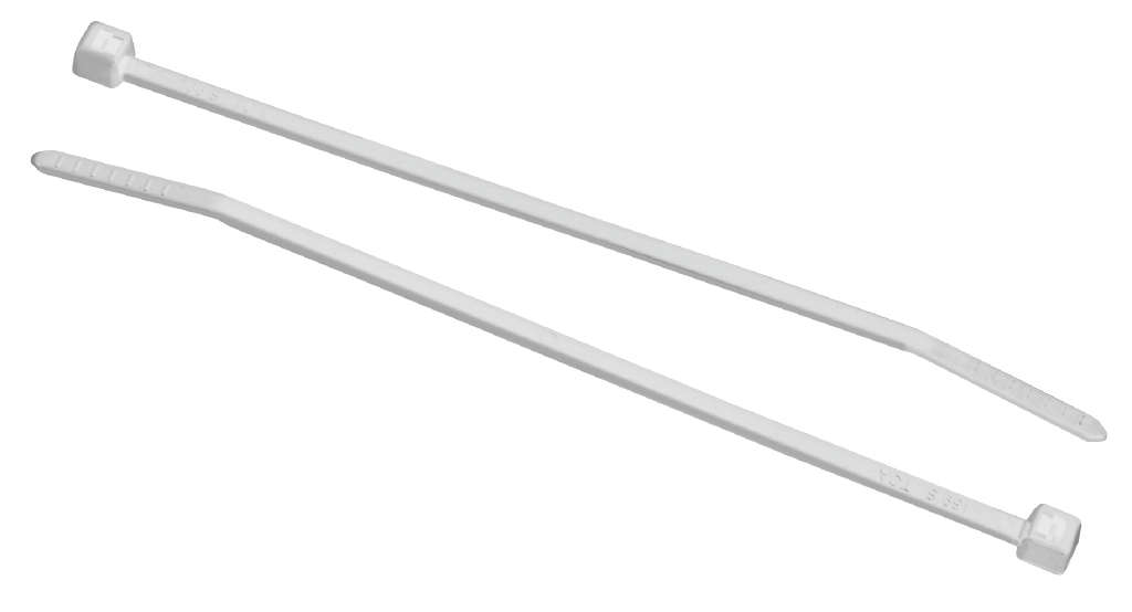 Fragram - 100 Pack Cable Ties 150x3.5cm - White - Fragram - 100 Pack Cable Ties 150x3.5cm - White