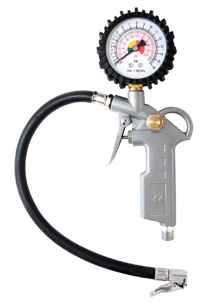 Tradequip Tyre Inflator with Dial Italy - Tradequip Tyre Inflator with Dial Italy