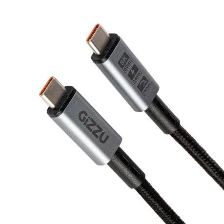Gizzu - 240W 20Gbps Type-C 2m Cable - Gizzu - 240W 20Gbps Type-C 2m Cable
