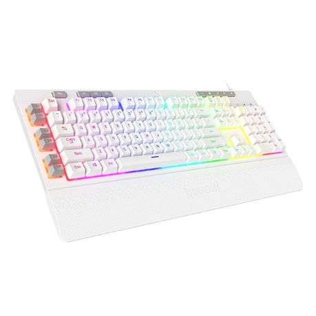 Redragon - Shiva Membrane Keyboard - White - Redragon - Shiva Membrane Keyboard - White