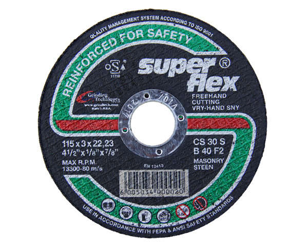 Superflex - Masonry Cutting Disc - 11.5cm - Superflex - Masonry Cutting Disc - 11.5cm