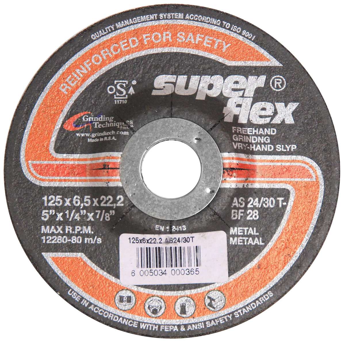 Superflex - Steel Grinding Wheel - 12.5cm - Superflex - Steel Grinding Wheel - 12.5cm