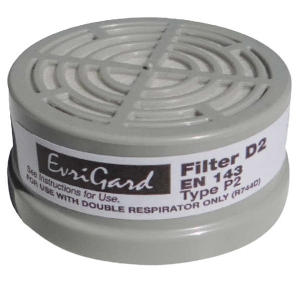 Respirator Com Spare Filter Dust D2 Per2 - Respirator Com Spare Filter Dust D2 Per2