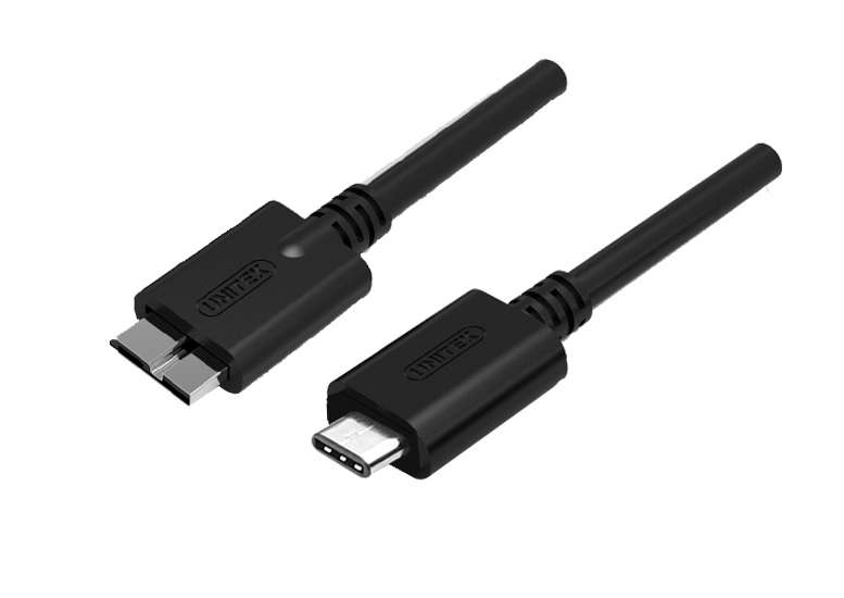 Unitek - USB 3 Type-C M to Micro B Male Cable - Unitek - USB 3 Type-C M to Micro B Male Cable