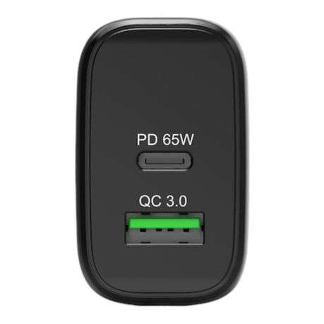 Port - Connect Type-C & USB-A 65W GaN Fast Charger - Port - Connect Type-C & USB-A 65W GaN Fast C...
