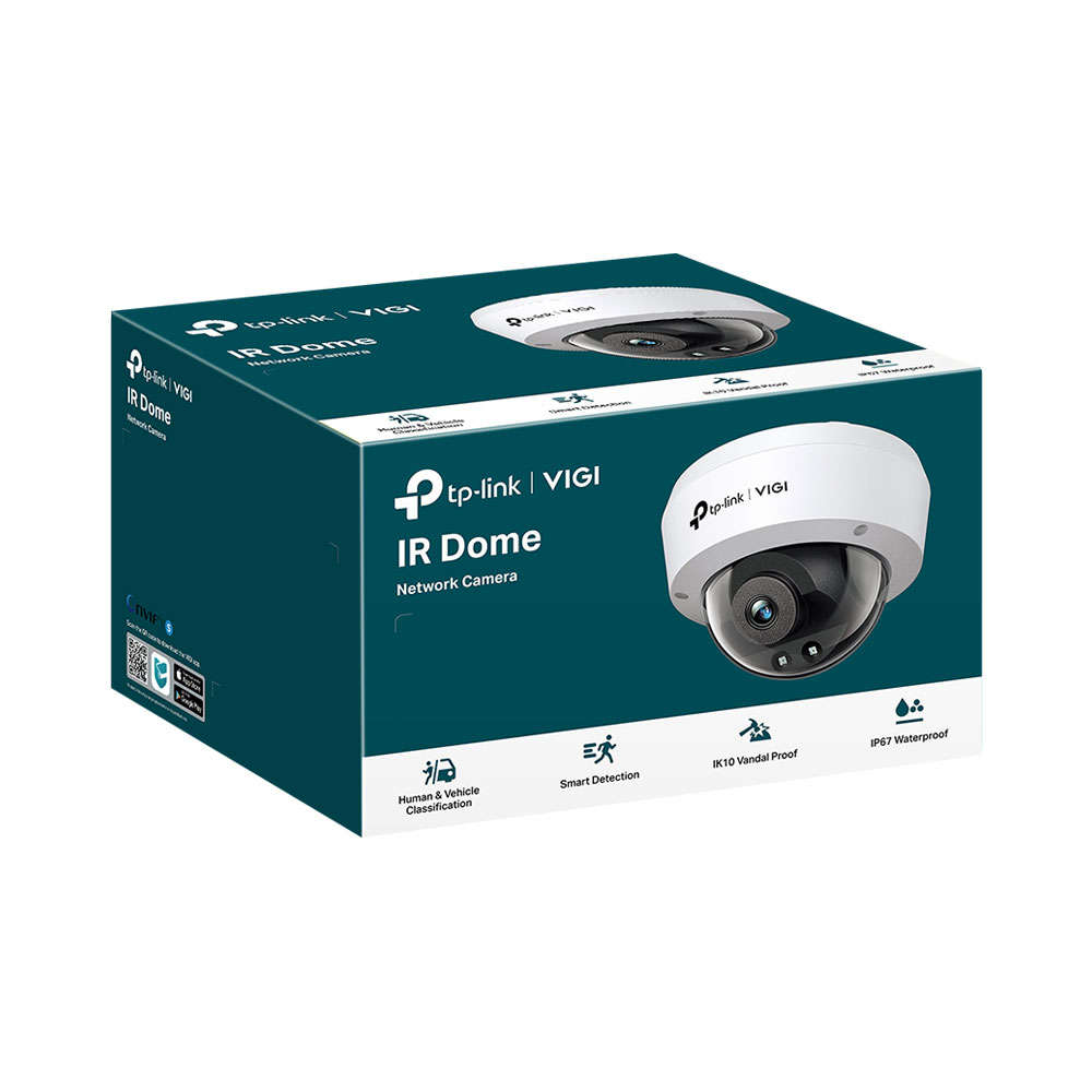 Tp-Link - Vigi C220I 2MP Dome Camera Smart Detection, IR Night Vision 2.8mm - Tp-Link - Vigi C220...