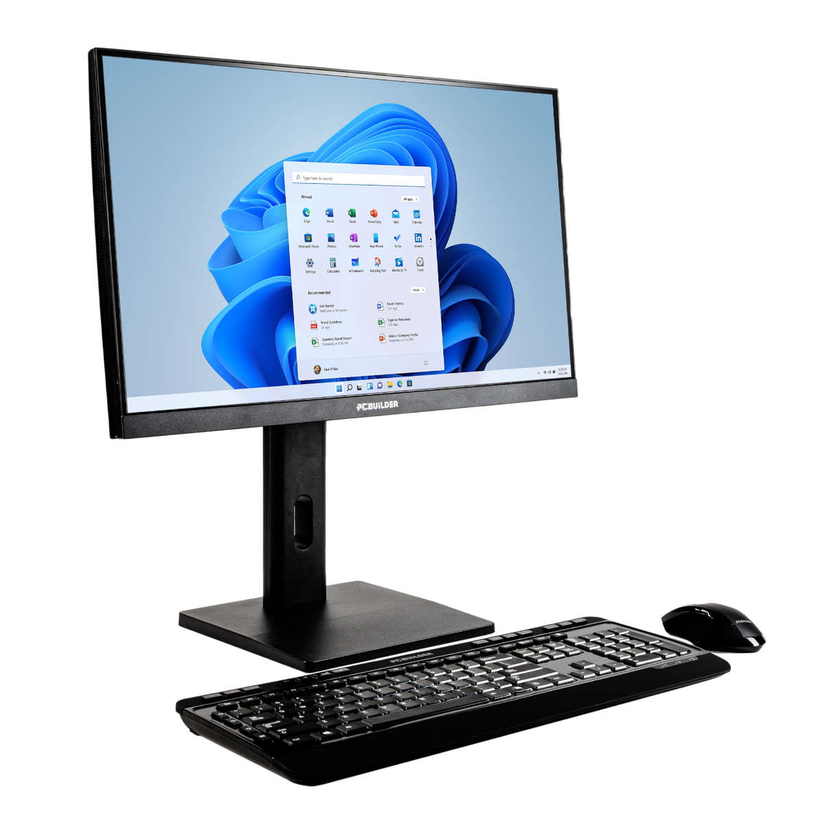 PCBuilder - Fusion 24" Intel Core i5-12400 16GB DDR5 1TB Windows 11 AiO Desktop PC - PCBuilder - ...