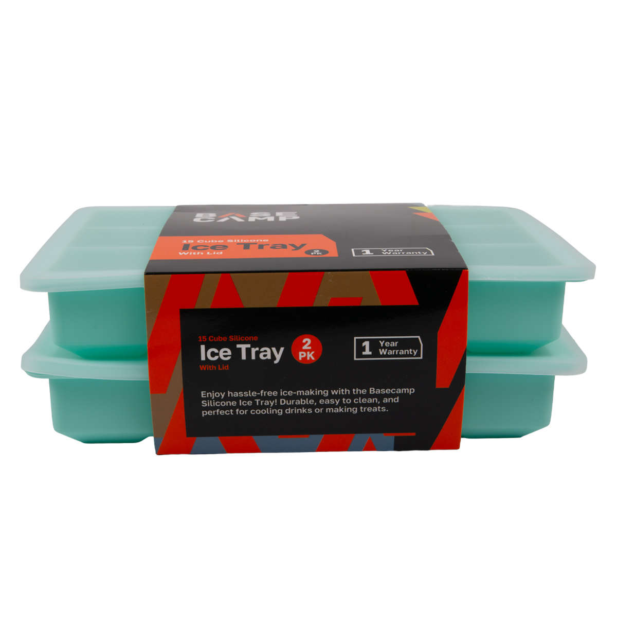 BaseCamp - Silicone Ice Tray 2Pk - BaseCamp - Silicone Ice Tray 2Pk