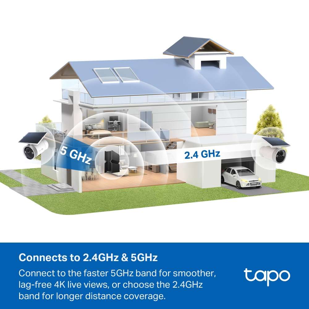 TP-Link TAPO - Tp-Link - TAPO - C465 4K 8MP Battery-Powered Security Camera With Built-In Solar P...
