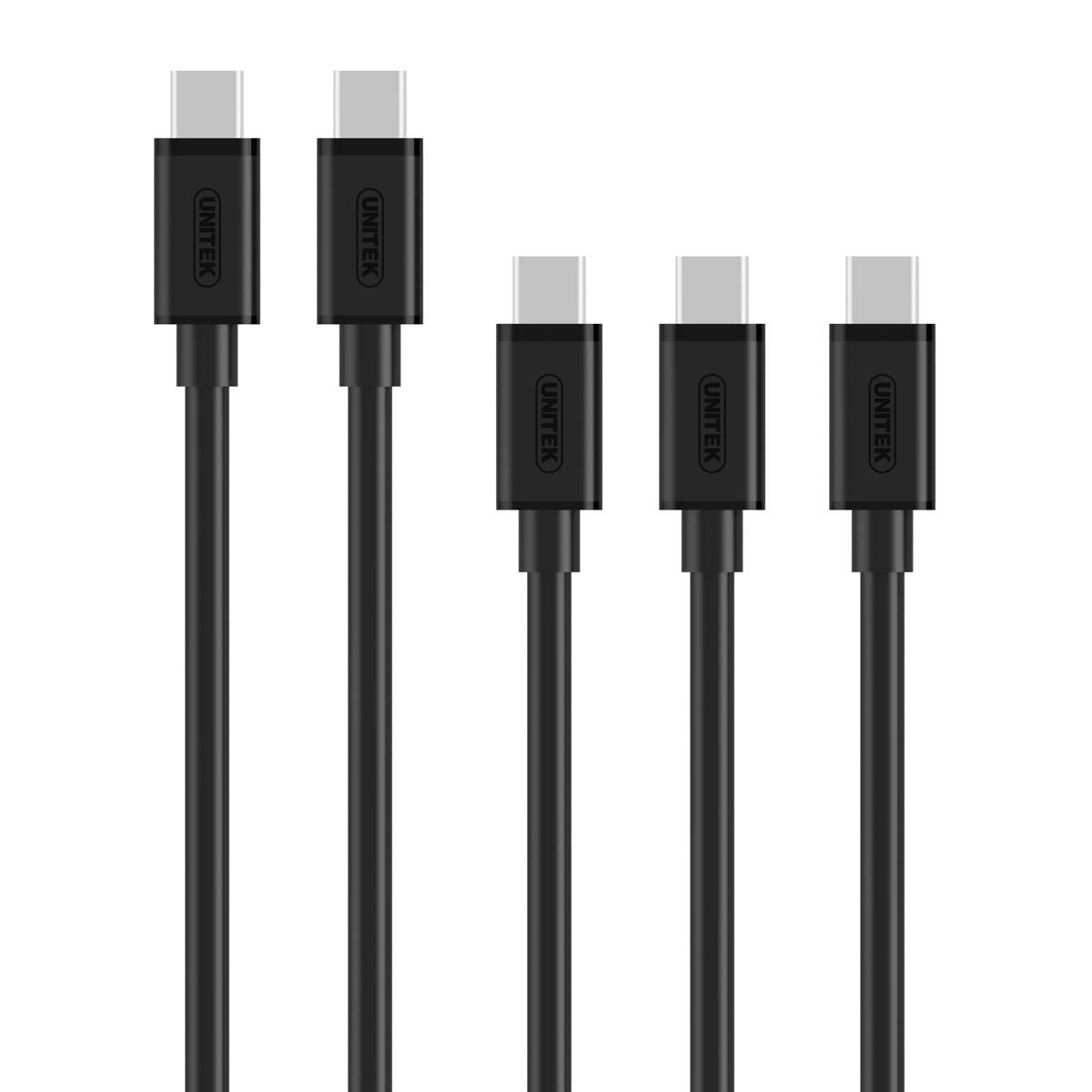 Unitek - USB to Micro USB Cable Bundle Pack (2 x 0.3M & 3 x 0.2M) - Unitek - USB to Micro USB Cab...
