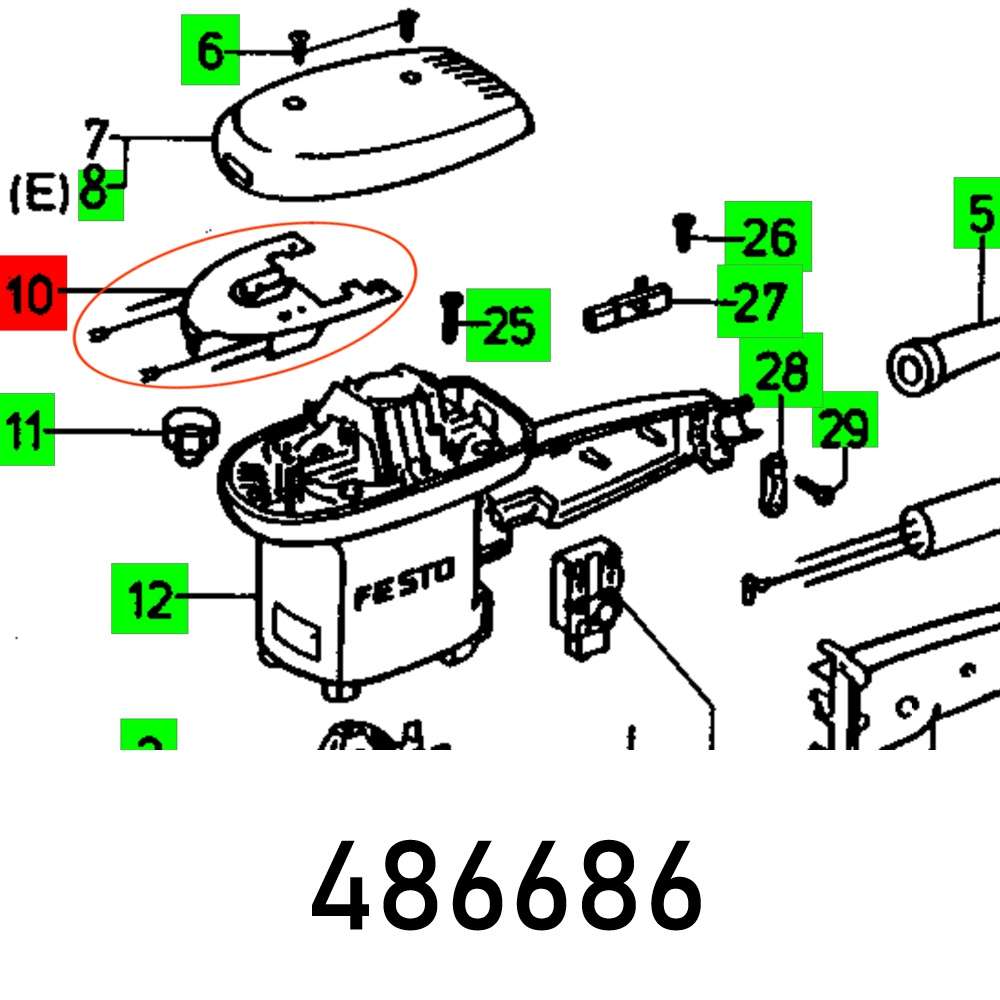 Festool - Electronic Card Et 2 E Et-Baugruppe - Festool - Electronic Card Et 2 E Et-Baugruppe