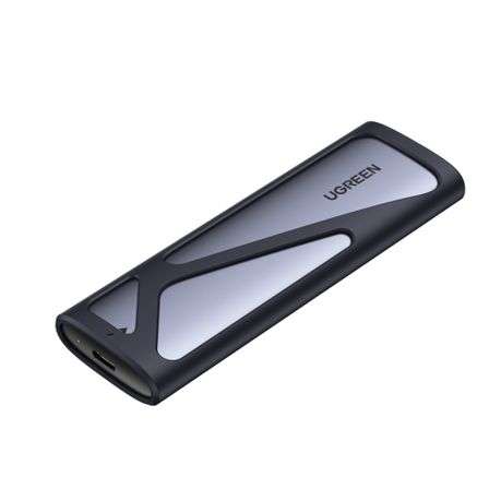 Ugreen - CM400-90264 M.2 NVMe/SATA SSD Enclosure (10Gbps) - Silver - Ugreen - CM400-90264 M.2 NVM...