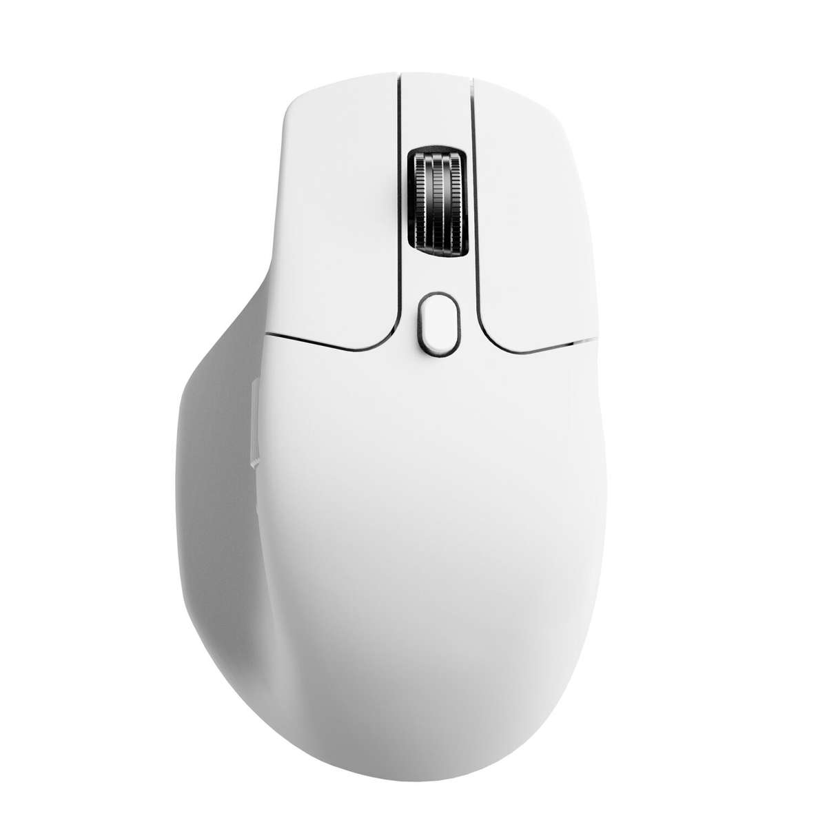 Keychron - M6S-A24 PixArt 3950 8K 30000DPI Wireless Mouse (BT/2.4GHz/Wired) - White - Keychron - ...