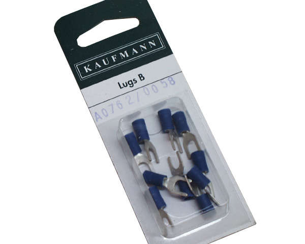 GEN MERCH - Kaufmann 5mm Terminal Blue Fork - 1.5 - 2.5mm - GEN MERCH - Kaufmann 5mm Terminal Blu...