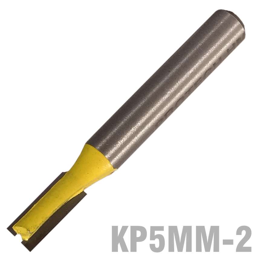 Pro-Tech - Straight Bit 5mm X 12mm Two Flute Metric 1/4' Shank - Pro-Tech - Straight Bit 5mm X 12...