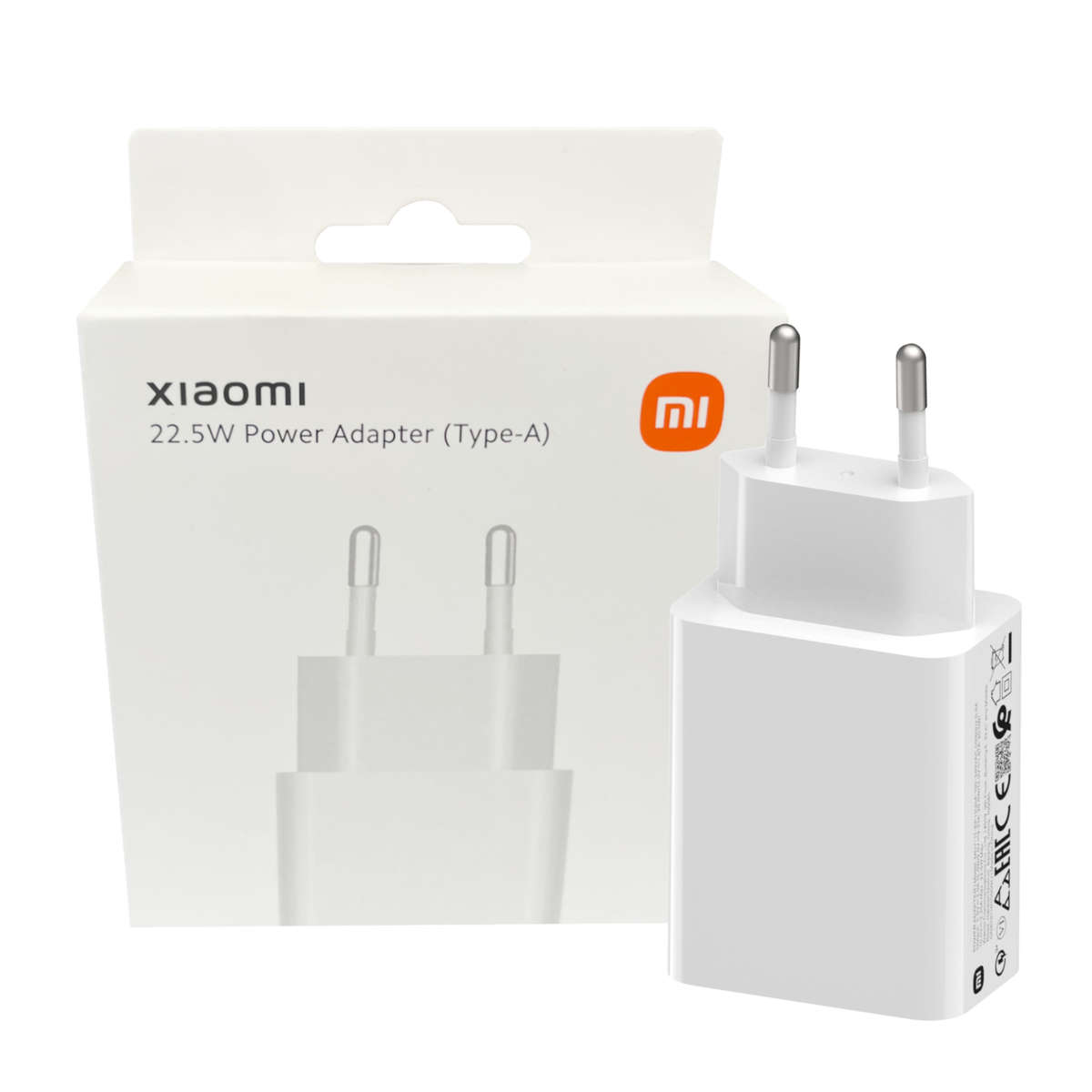 Xiaomi - 22.5W Fast Charge Power Adapter (Type-A)-White - Xiaomi - 22.5W Fast Charge Power Adapte...