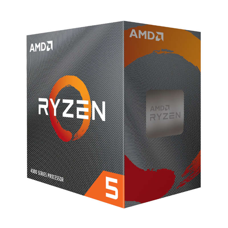 AMD - Ryzen 5 4500 6-Core 12-Thread CPU Processor with Wraith Cooler - AMD - Ryzen 5 4500 6-Core ...
