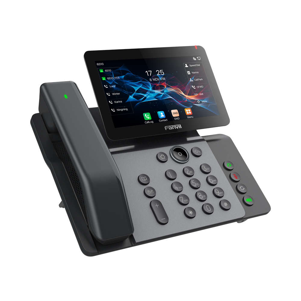 Fanvil - V66 Pro Prime Business IP Phone With Cordless Handset, 7" Rotatable Colour Touch Screen,...