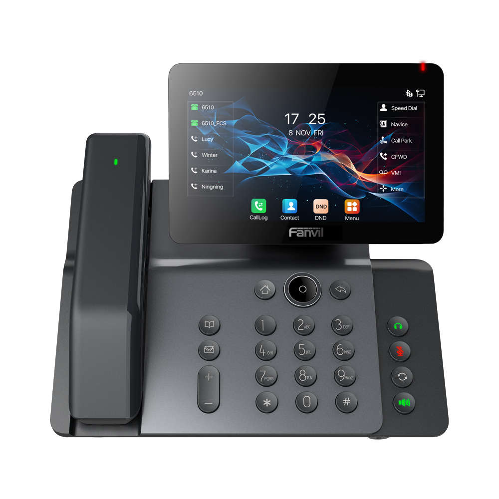 Fanvil - V66 Pro Prime Business IP Phone With Cordless Handset, 7" Rotatable Colour Touch Screen,...