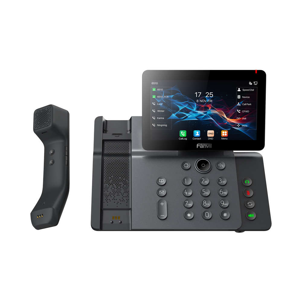 Fanvil - V66 Pro Prime Business IP Phone With Cordless Handset, 7" Rotatable Colour Touch Screen,...