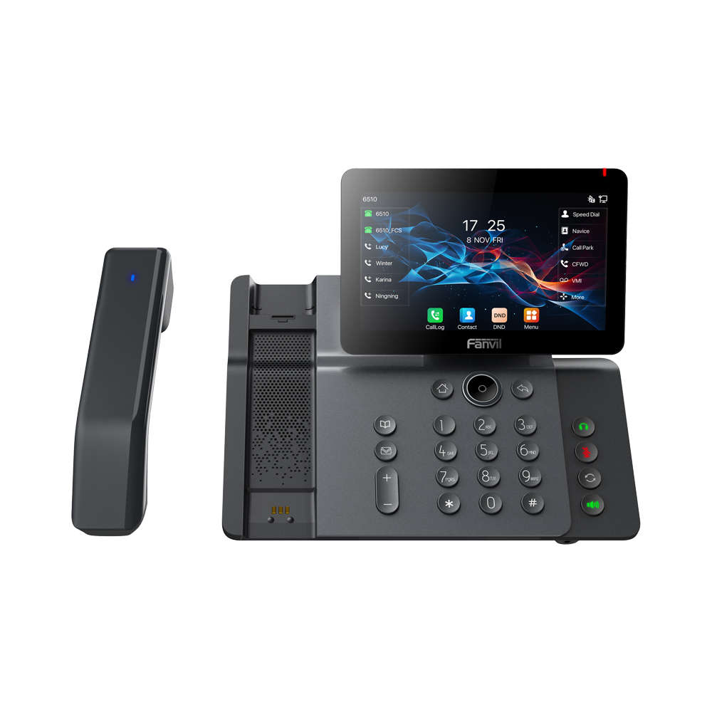 Fanvil - V66 Pro Prime Business IP Phone With Cordless Handset, 7" Rotatable Colour Touch Screen,...