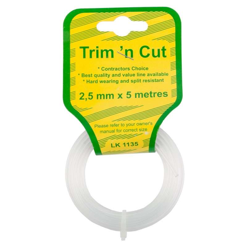 TRIM N CUT - Trimmer Line - 2.5mmx5m - TRIM N CUT - Trimmer Line - 2.5mmx5m