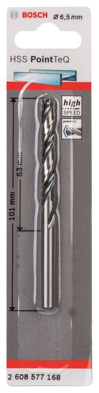 Bosch - Metal Drill Bit HSS Pointteq - 6.5mm - Bosch - Metal Drill Bit HSS Pointteq - 6.5mm