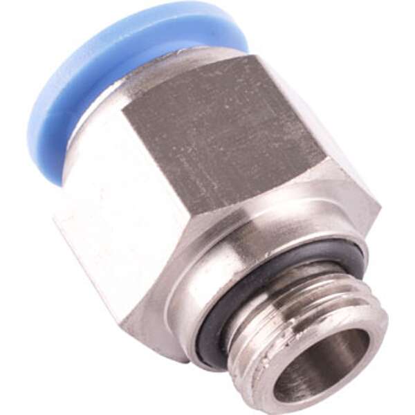 Air Craft - Pu Fitting Str. Stud W/O-Ring 12mm-1/4" M - Air Craft - Pu Fitting Str. Stud W/O-Ring...