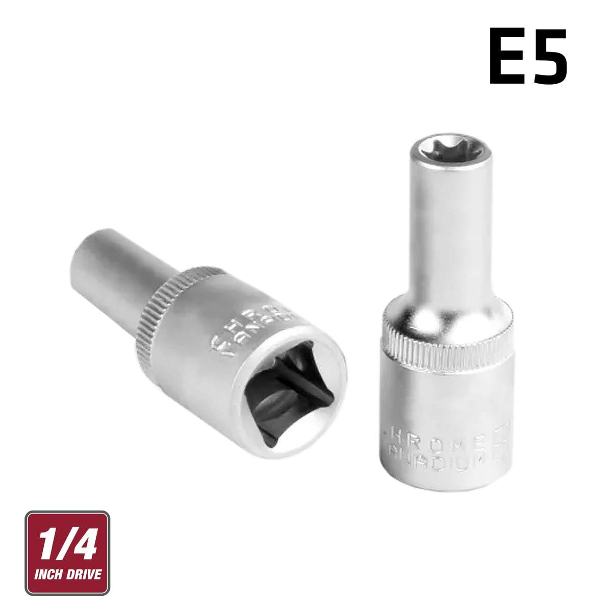 FIXMAN - 1/4' Drive E-Deep Socket E5 - FIXMAN - 1/4' Drive E-Deep Socket E5
