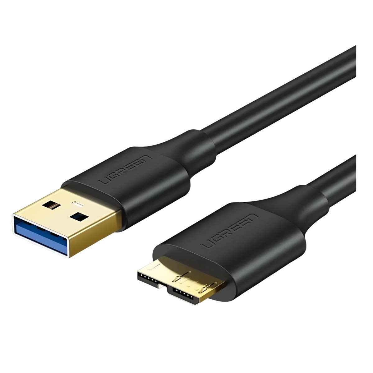 Ugreen - USB to Micro USB, 5Gbps SuperSpeed Cable - 0.5m - Ugreen - USB to Micro USB, 5Gbps Super...