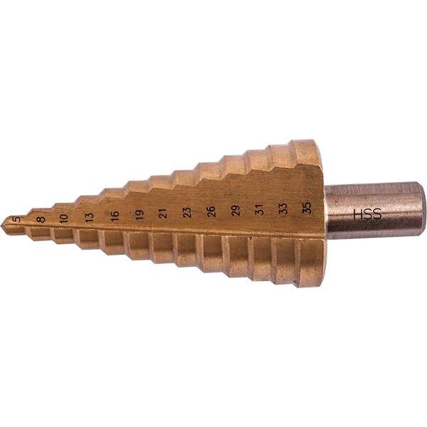 Tork Craft - Step Drill Hss 5-35mmx2-3mm - Tork Craft - Step Drill Hss 5-35mmx2-3mm
