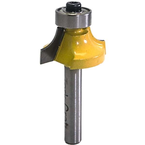 Tork Craft - Router Bit Corner Round 1/4" - Tork Craft - Router Bit Corner Round 1/4"