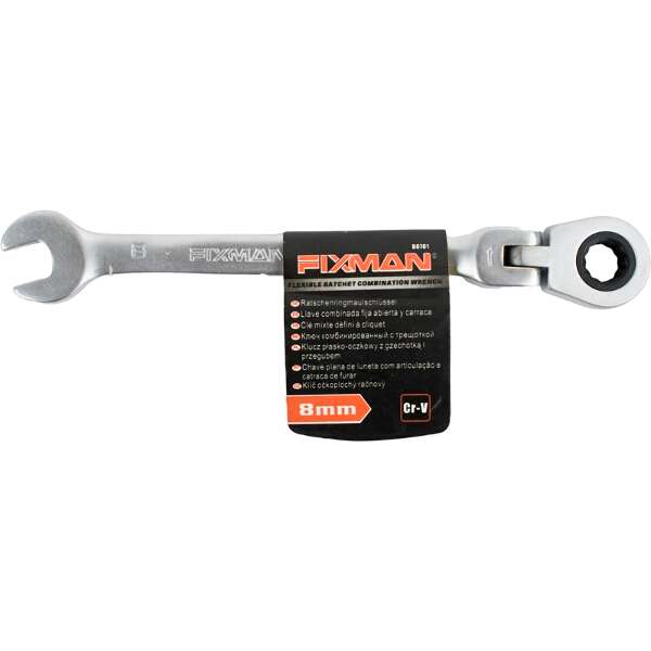 FIXMAN - Tools - Fixman Flexible Ratchet Combination Wrench 8mm - FIXMAN - Tools - Fixman Flexibl...